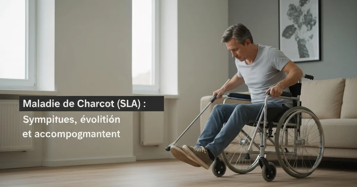 Maladie de Charcot (SLA) : symptômes, évolution et accompagnement