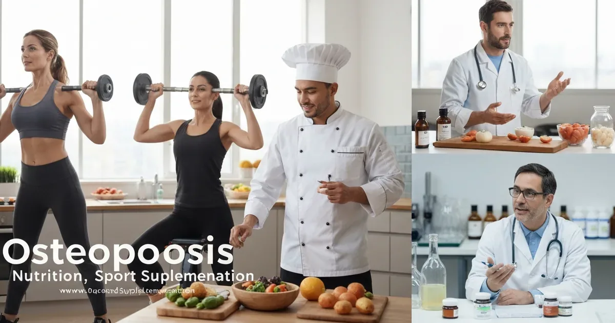 Ostéoporose : alimentation, sport et supplémentation